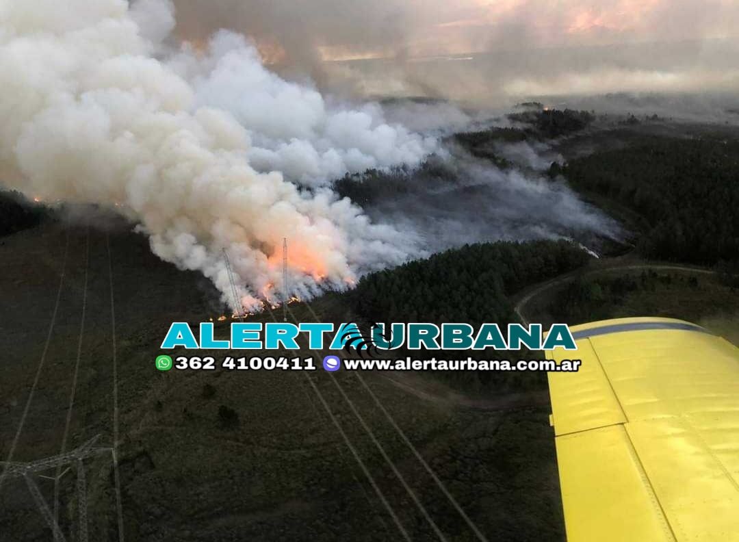 Corrientes: un incendio consumió 10 hectáreas cada cinco minutos