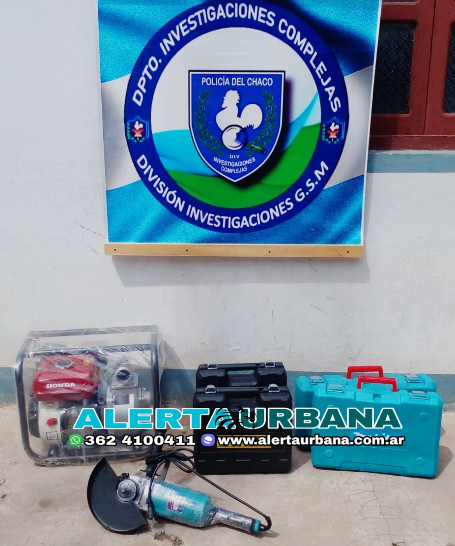 San Martín: vendían herramientas de dudosa procedencia y fueron descubiertos por la policía