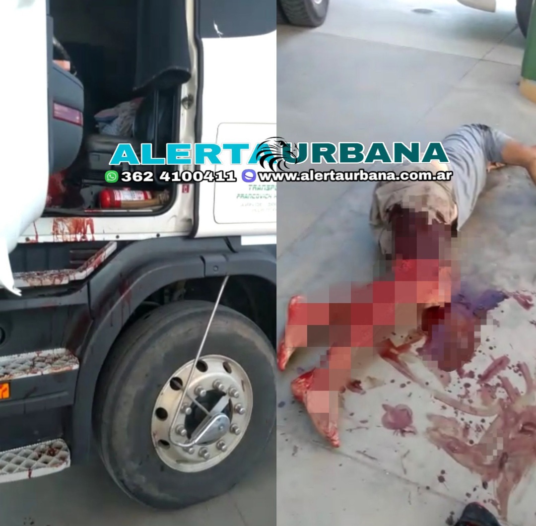 VIDEO Sangriento-Chaco la Rosario del NEA: asesinan a un trabajador del volante