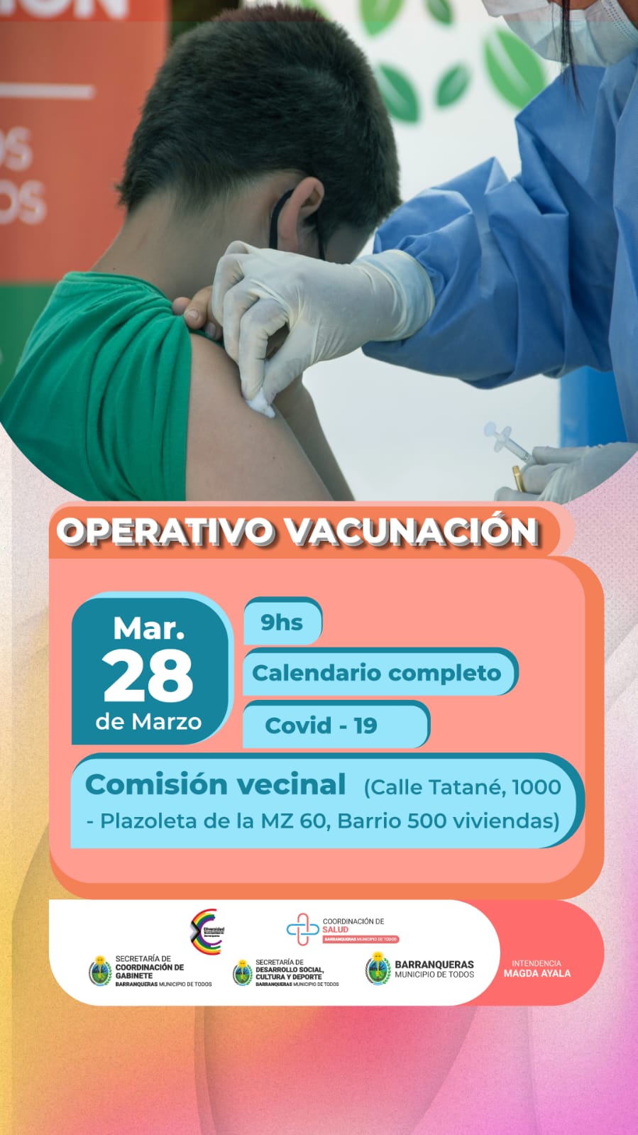 Nuevo operativo de vacunación en Barranqueras