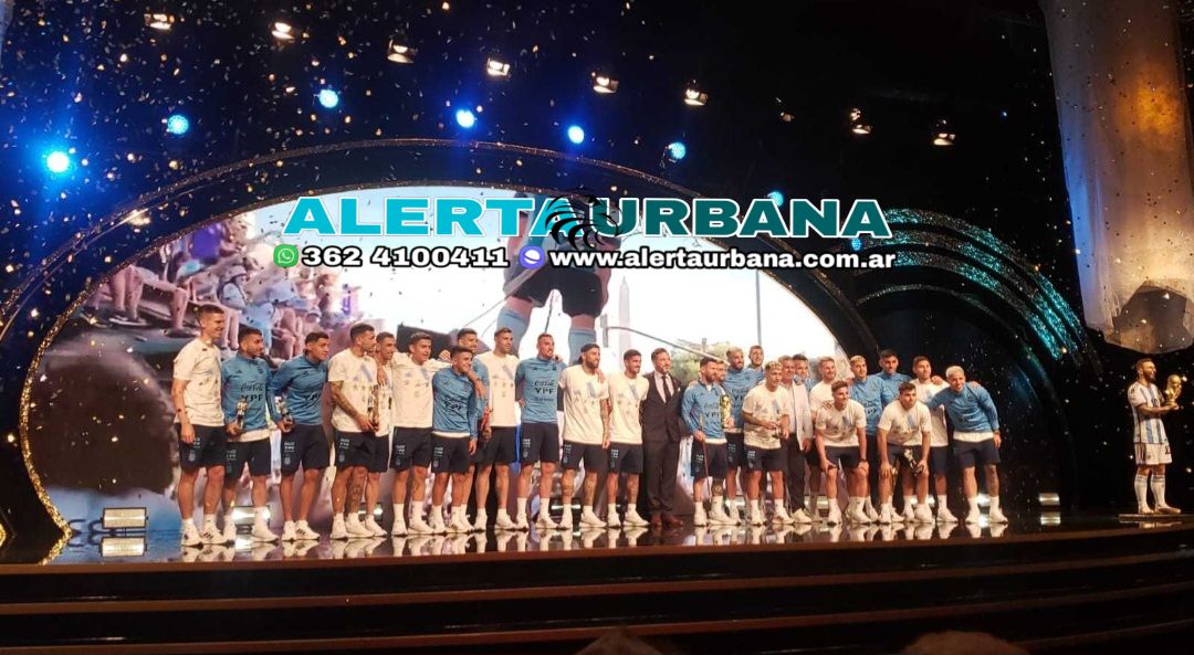 La Selección Argentina vivió su homenaje de la Conmebol en una noche a pura emoción