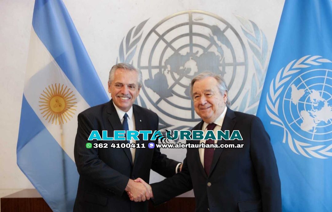 Alberto Fernández se reunió con el secretario general de la ONU, António Guterres