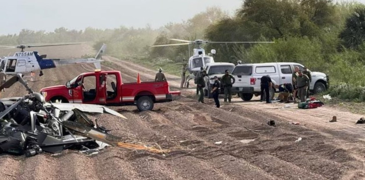 Tres muertos al estrellarse un helicóptero militar en la frontera entre Estados Unidos y México