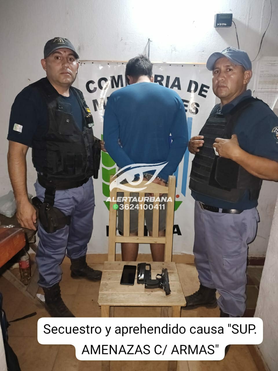 Miraflores: amenazó a su familia con un arma de fuego y fue detenido
