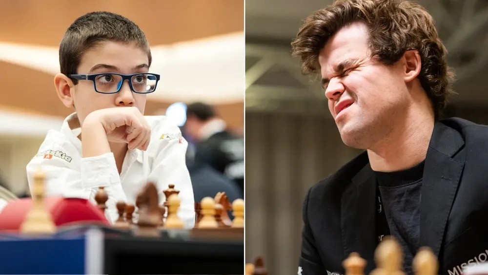 Un argentino de 10 años derrotó al número uno del mundo en ajedrez
