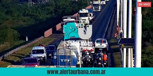 Desde las 14 hay demora para cruzar el puente Chaco Corrientes