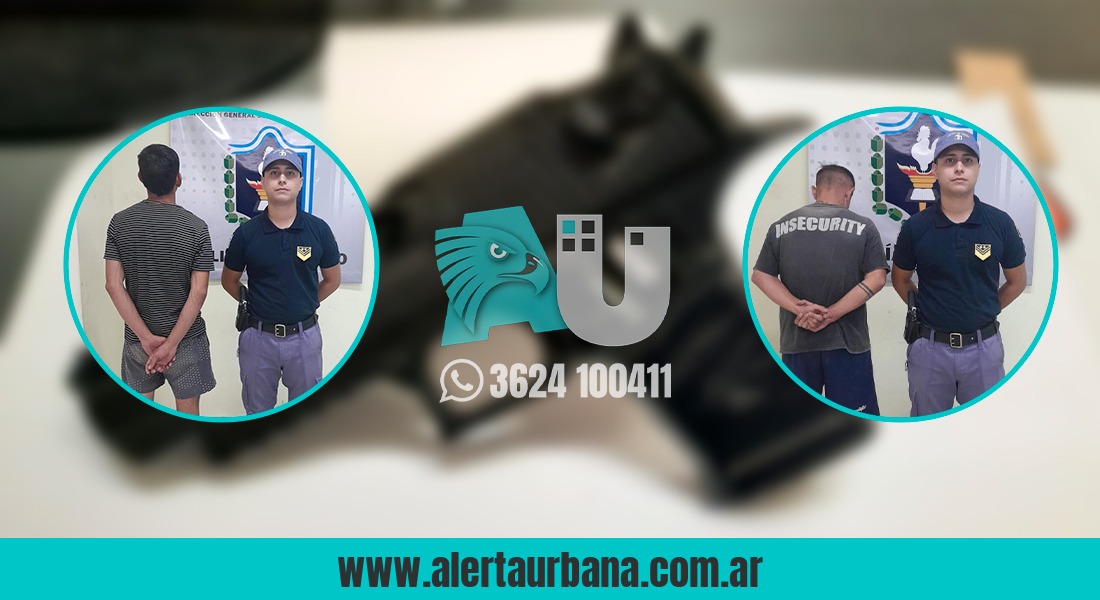 Dos detenidos apuntar contra uniformados e intentar fugarse de un control policial en Resistencia