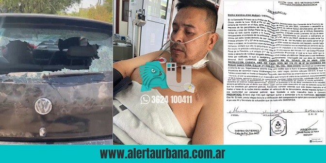 Salía de Terapia Intensiva y un trapito le rompió un vidrio del auto