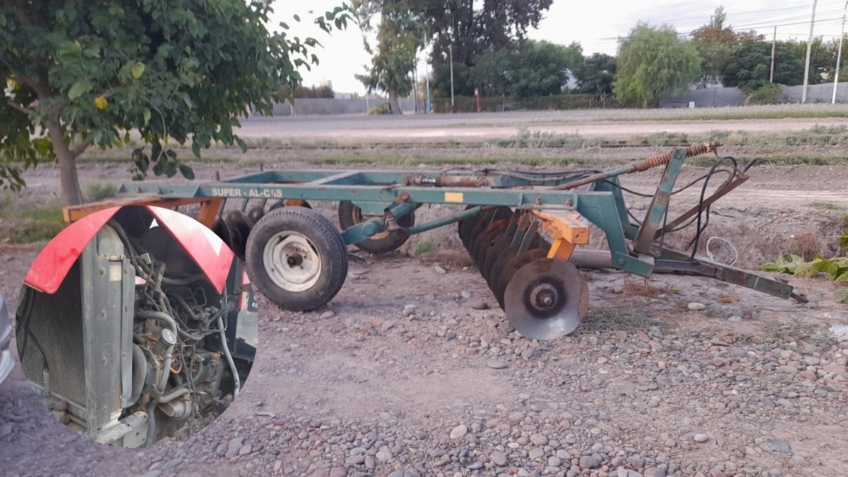 Villa Ángela: recuperan tractor del consorcio caminero 33 vendido en Mendoza 