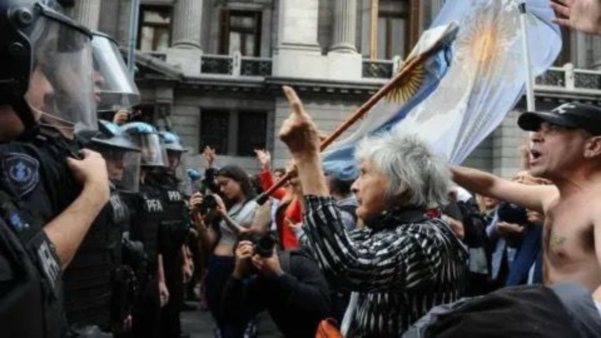 Este miércoles se espera una nueva jornada de protesta de jubilados