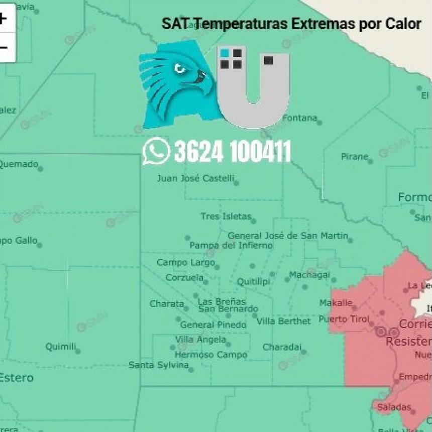 El este del Chaco continúa en alerta roja por temperaturas extremas