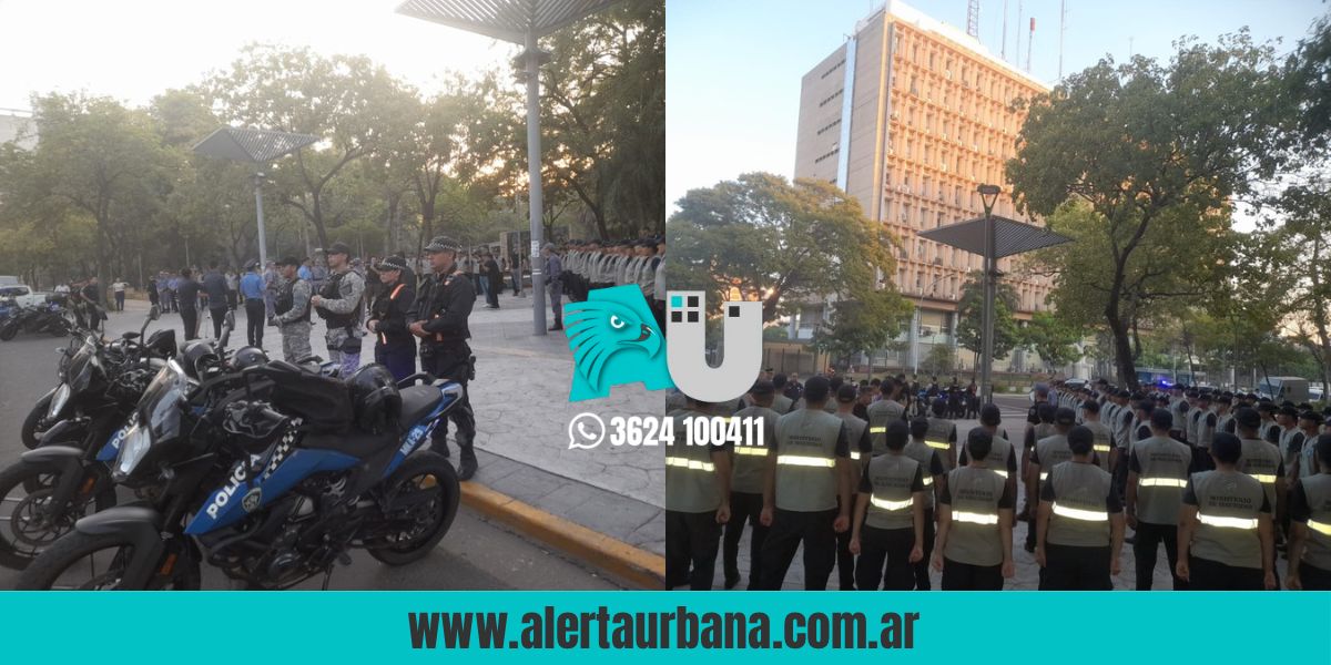 La Policía del Chaco desplegó un operativo de seguridad preventiva en el Gran Resistencia por el regreso a clases 