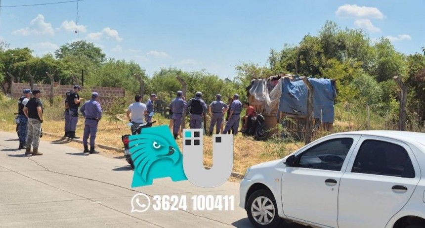Investigan una usurpación de terrenos en Fontana
