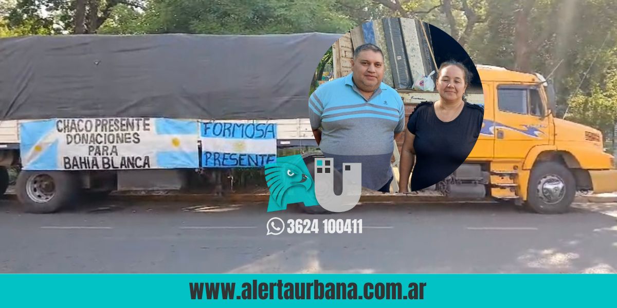 Ayuda para Bahía Blanca: dos chaqueños iniciaron campaña de donaciones en Resistencia