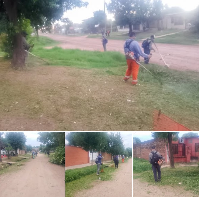 El municipio de Fontana avanza con trabajos de limpieza en el barrio 120 Viviendas  