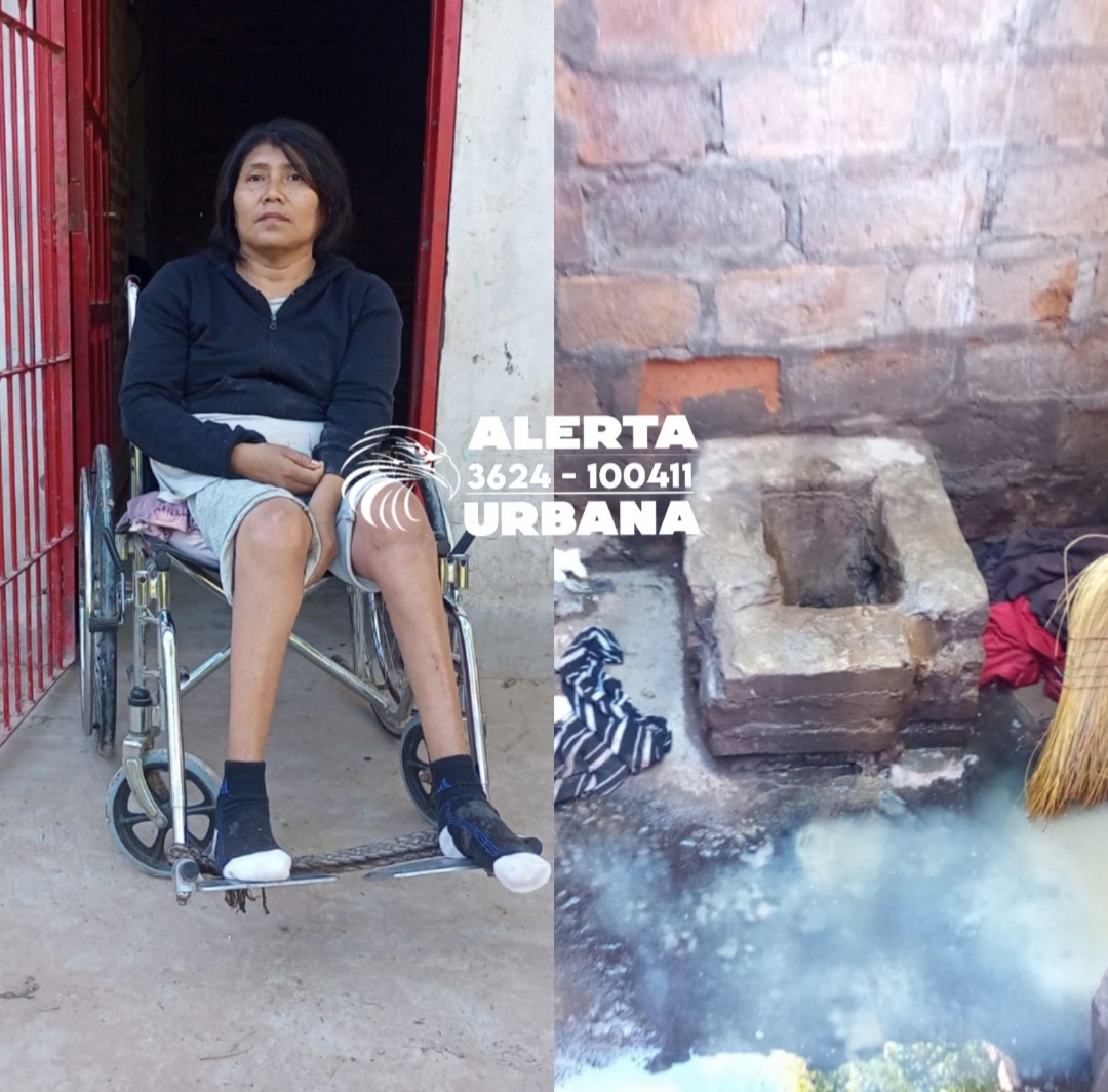 Sáenz Peña: Teresa Gallardo sigue haciendo sus necesidades en un balde