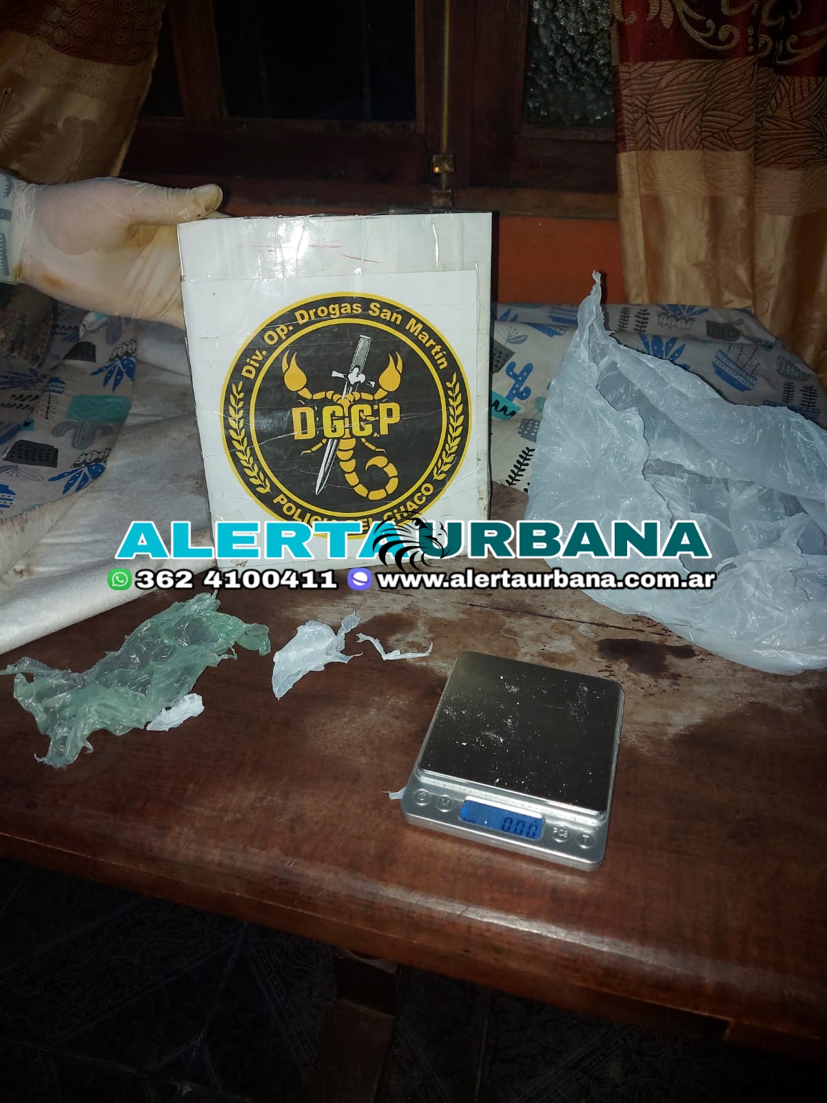 San Mart n allanamiento secuestro de drogas y detenci n de un