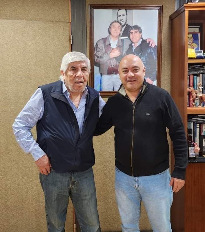 El Secretario del Sindicato de Camioneros Cesar Frugoni se reunió con Hugo Moyano