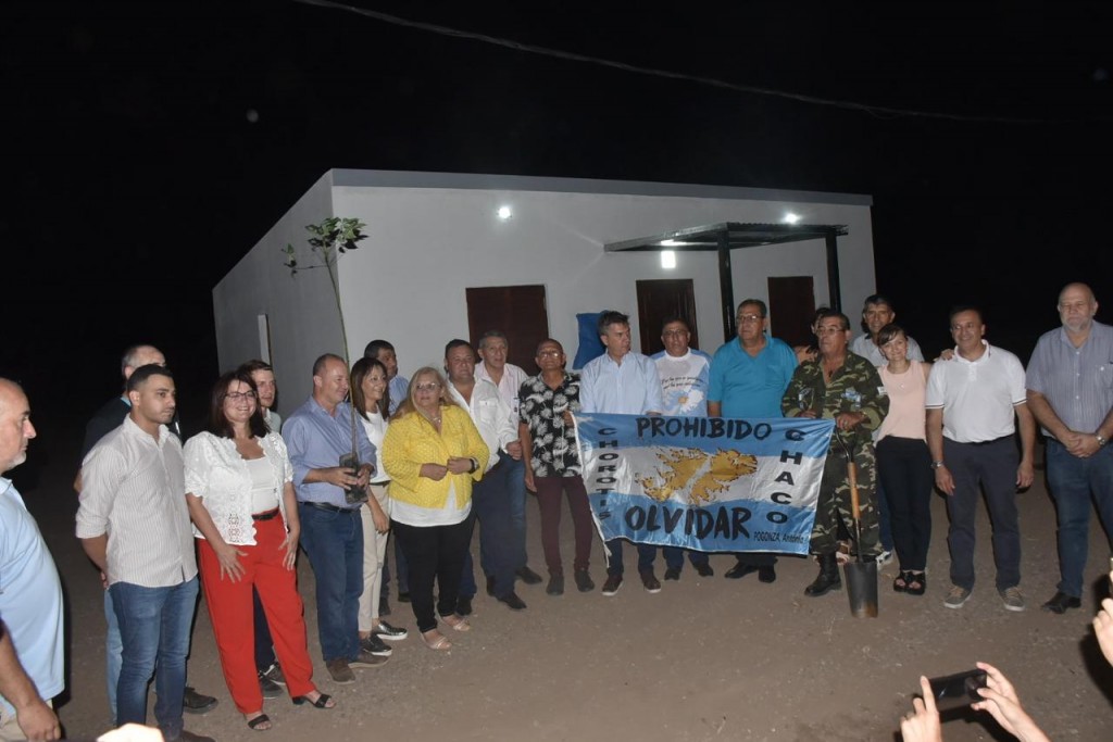 La presidente de la Legislatura chaqueña Carmen Delgado acompañó la entrega de una vivienda adaptada en Chorotis