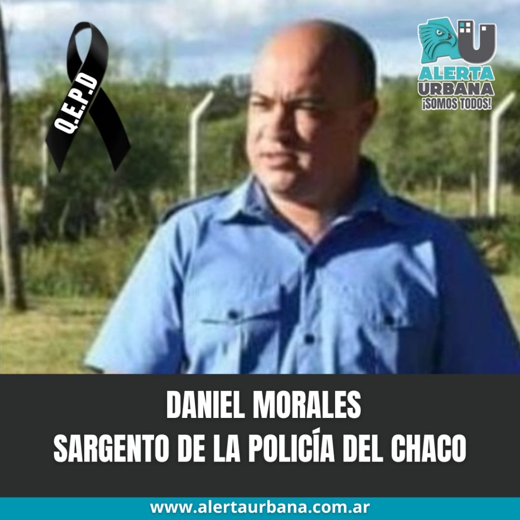 Pesar en la familia de Alerta Urbana por el fallecimiento del sargento Daniel Morales