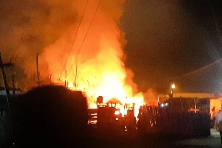 Un hombre sufrió quemaduras tras el incendio de su casa en Corrientes 