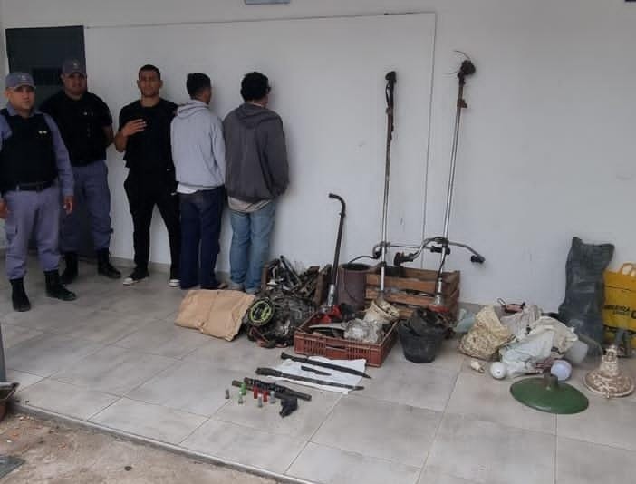  Allanamientos en Vilelas para secuestrar cobre, armas y drogas