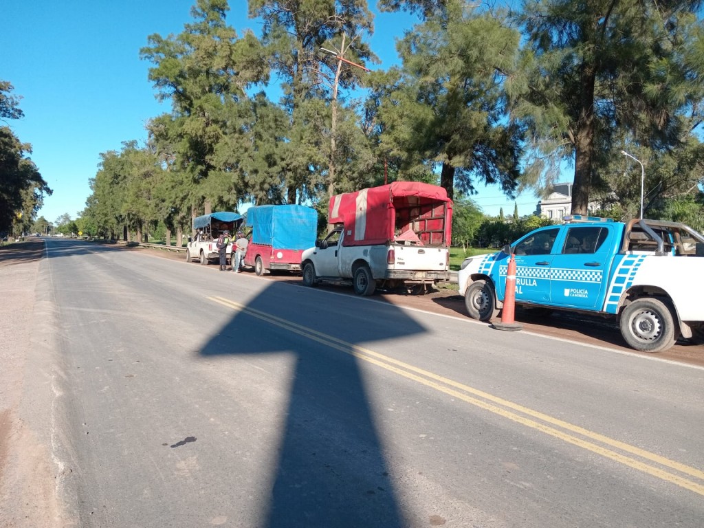 En Charata, la Policía frenó el accionar de los chatarreros tucumanos
