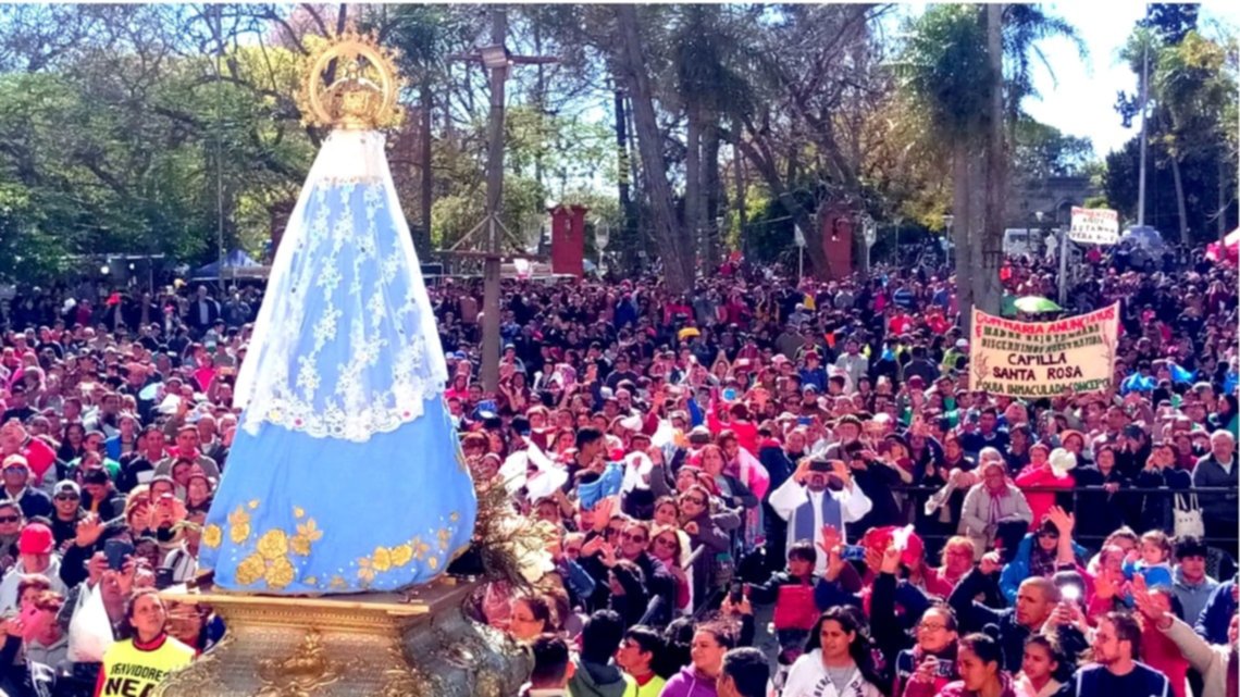 Megaoperativo de seguridad para la peregrinación en honor a la Virgen de Itatí 
