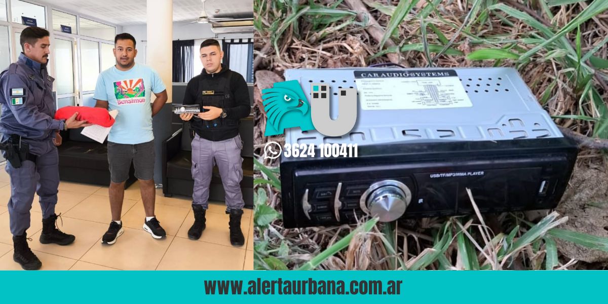 Recuperan el auto estéreo robado en jurisdicción de la Segunda