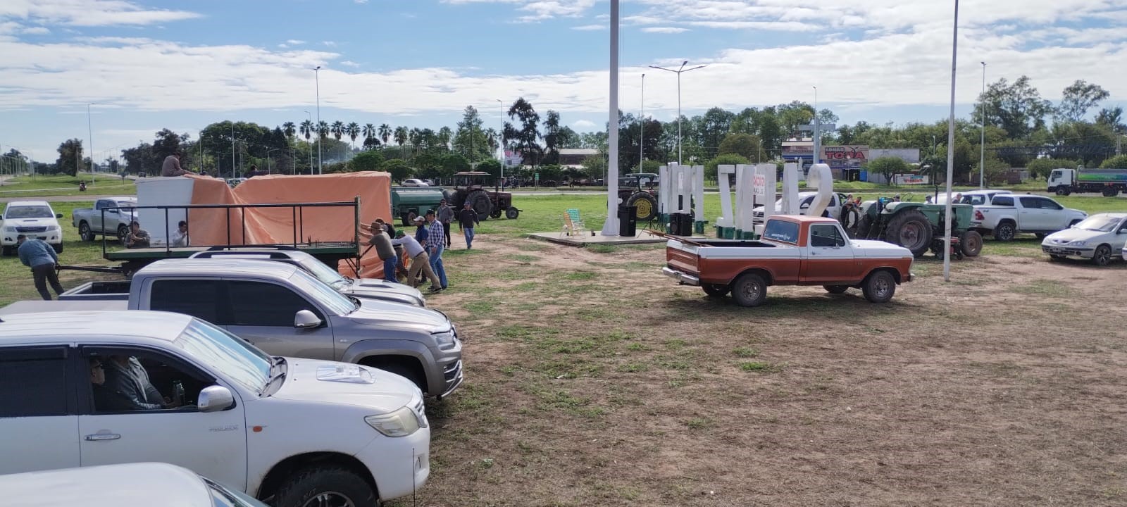 Sáenz Peña: pequeños productores protestaron para pedir agilizar la asistencia