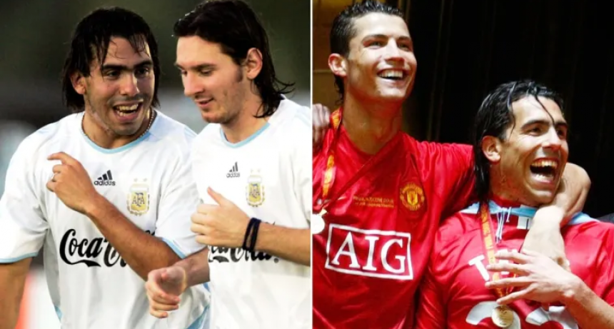 El plan de Carlos Tevez para juntar a Lionel Messi con Cristiano Ronaldo
