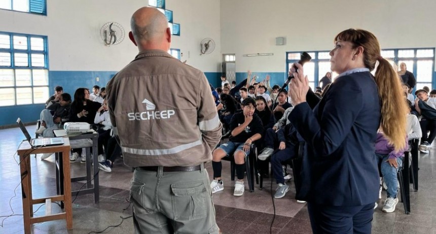 Resistencia: Secheep realizó una charla educativa en la escuela N° 168