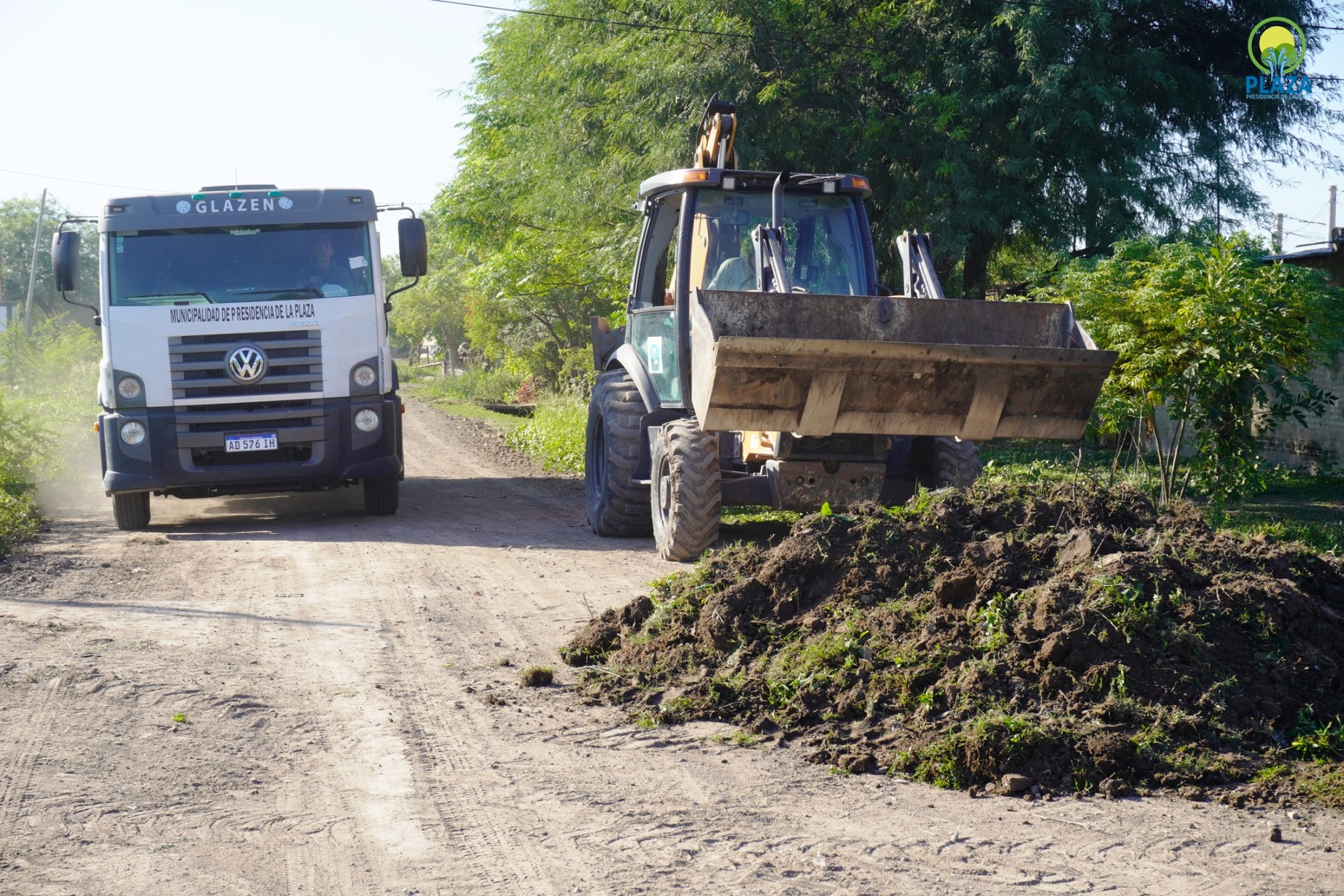 El municipio de Presidencia de la Plaza completa trabajos de mantenimiento en distintos barrios 