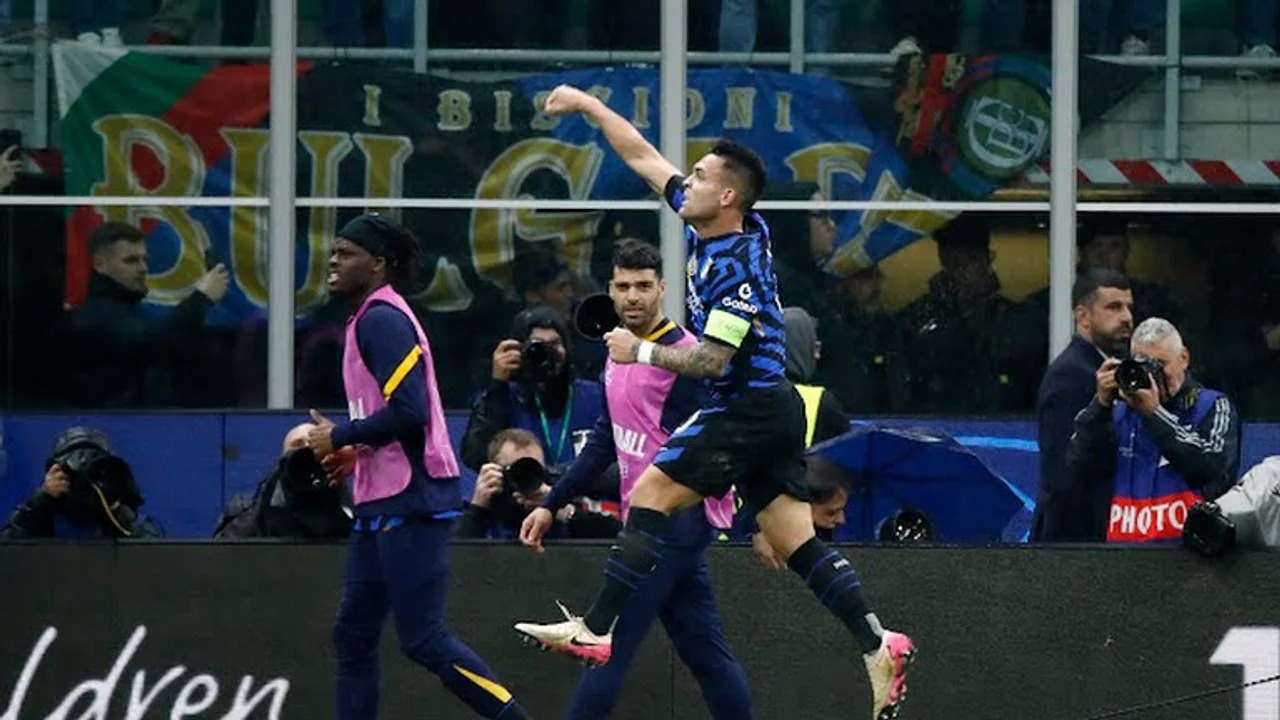 Lautaro Martínez anotó un gol y el Inter se metió en semifinales de la Champions