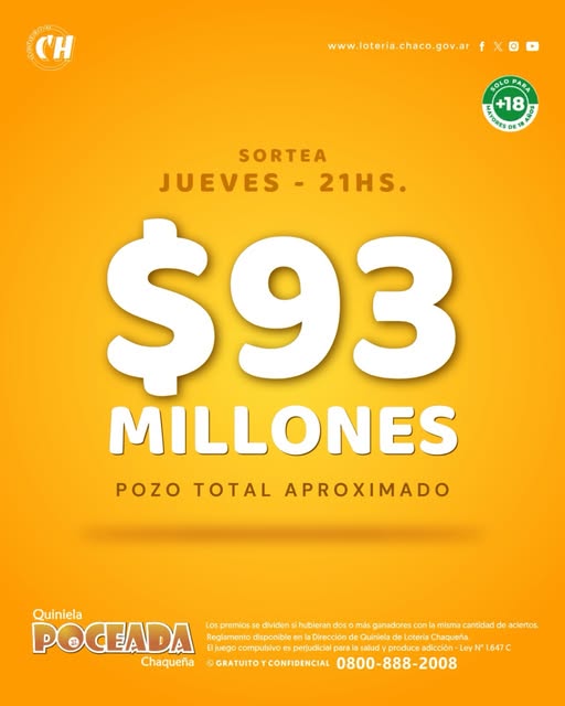 ¿Y si hoy te sonríe la suerte?: La Poceada pone en juego 93 palitos este jueves 