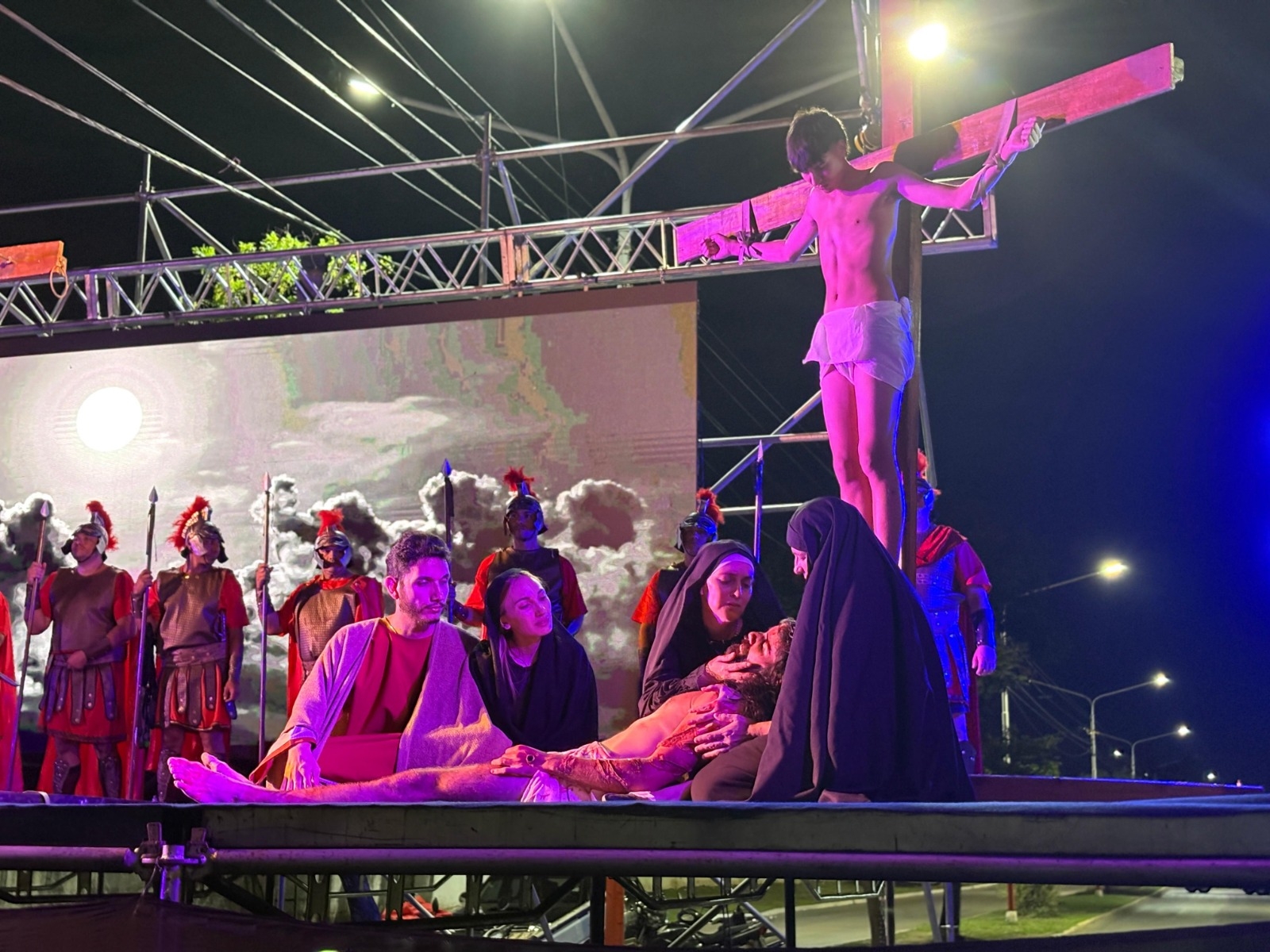 Turismo religioso: Se realizó la 8va edición del Vía Crucis Viviente