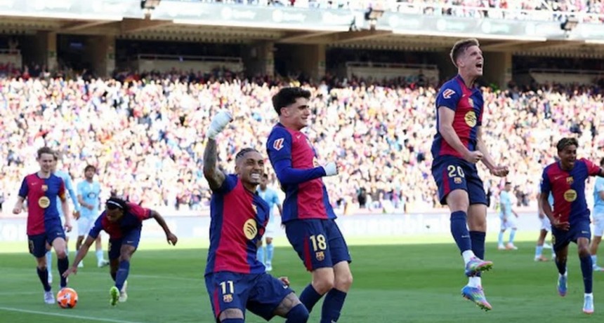 Barcelona dio vuelta el partido y es líder en la Liga de España
