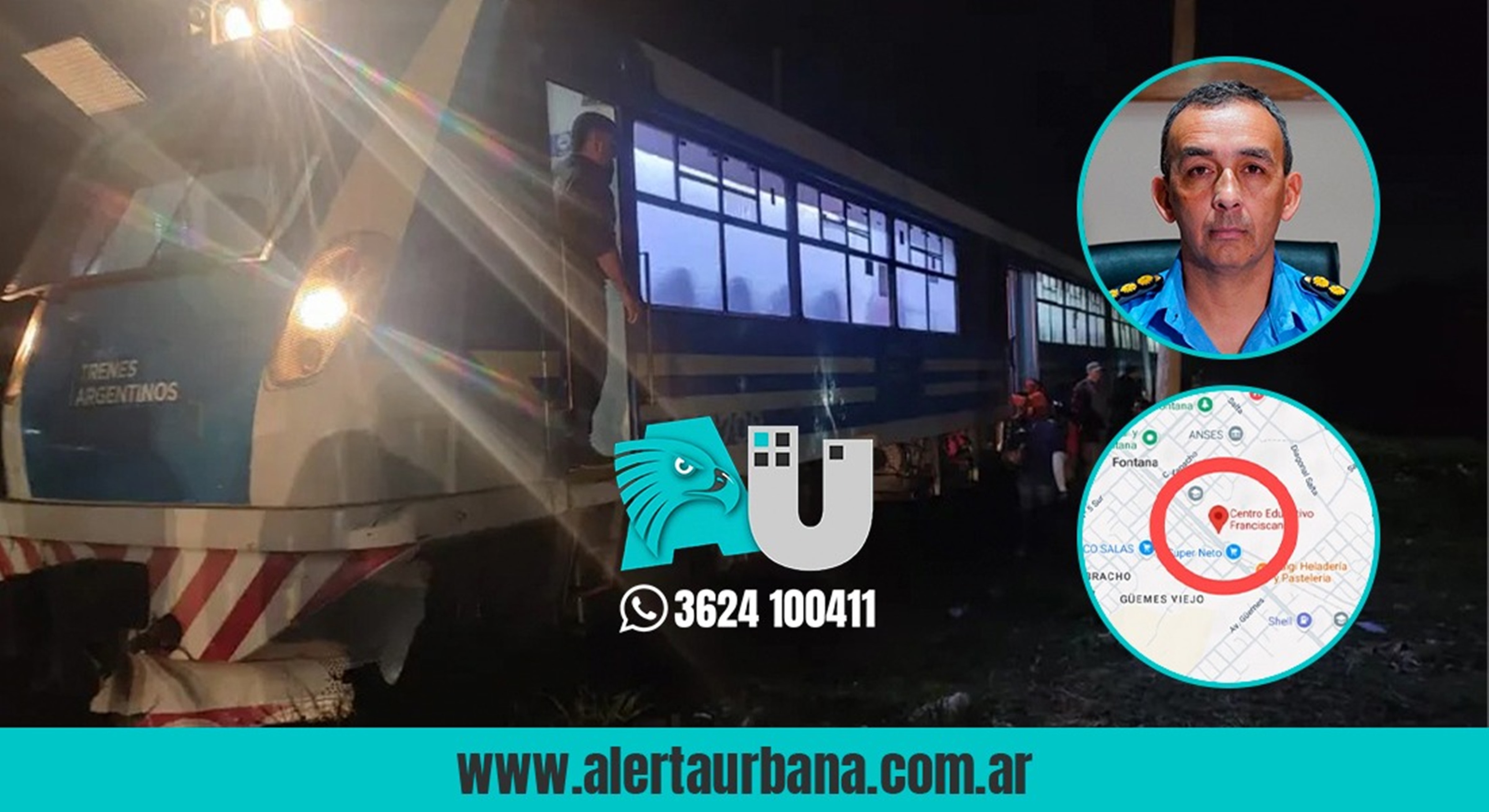 Ataque al tren en el Cacique Pelayo: “Es un sector complicado”, advirtió el Jefe de Policía