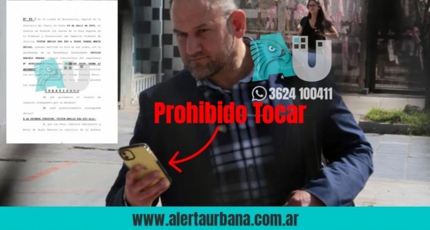 El celular del Dr. Ricardo Osuna “NO SE TOCA”