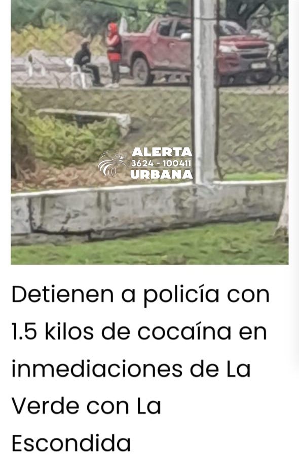 Chaco resumen policial del fin de semana