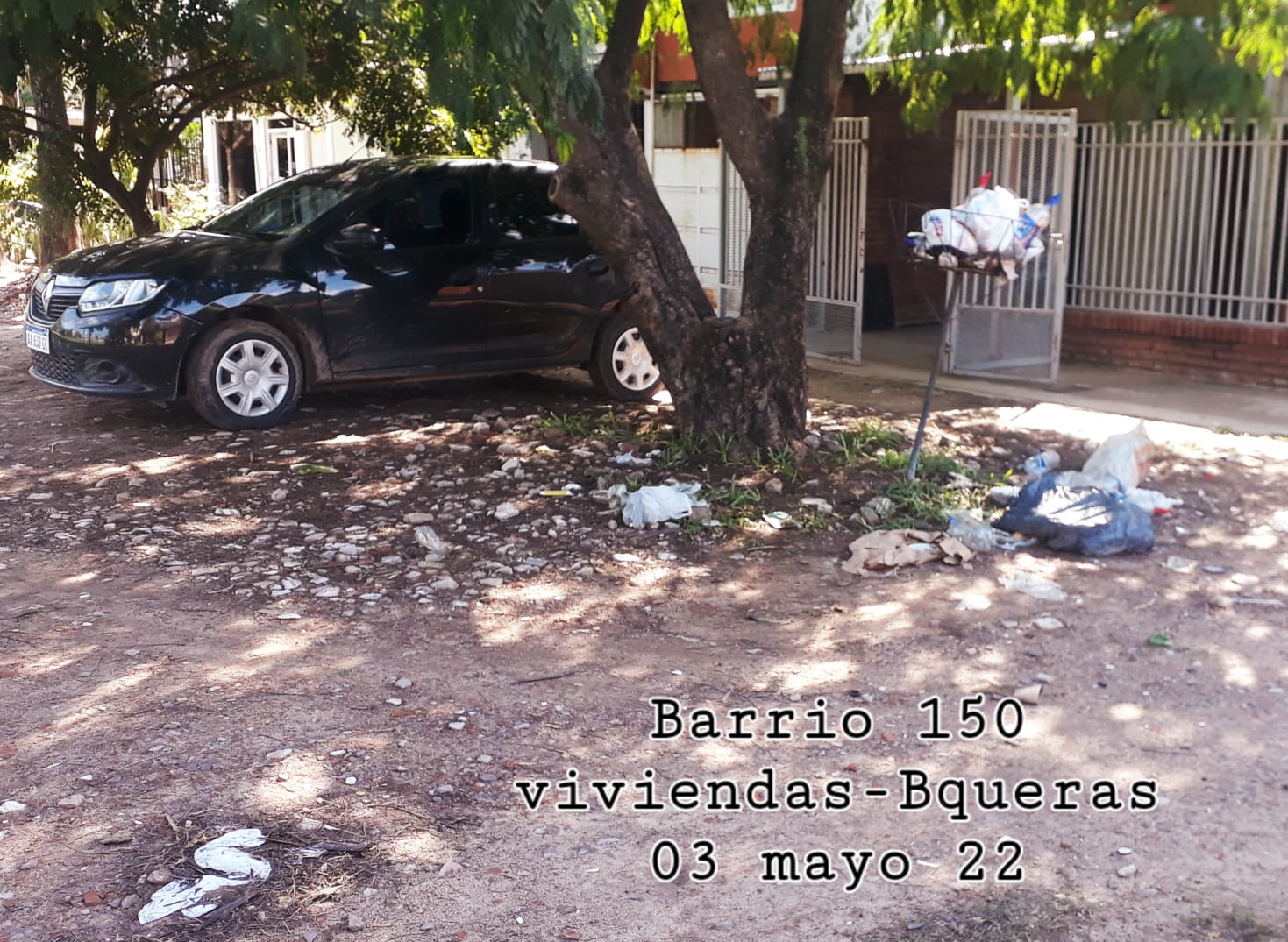 Reclaman recolección de basura en el Barrio 150 Viviendas de Barranqueras