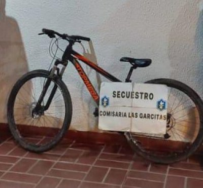 Las Garcitas: Recuperaron una bicicleta valuada en $50.000