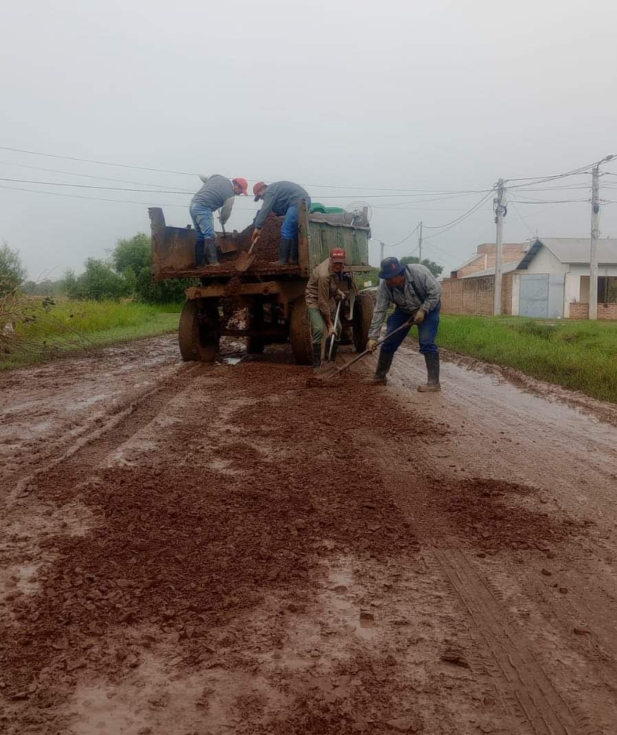 El municipio de La Leonesa realizó obras de reparación en calles y canales