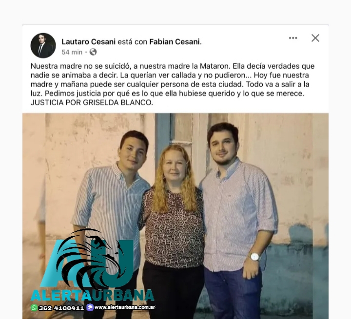 “La querían ver callada”: el crudo mensaje de los hijos de la periodista que encontraron muerta en Corrientes