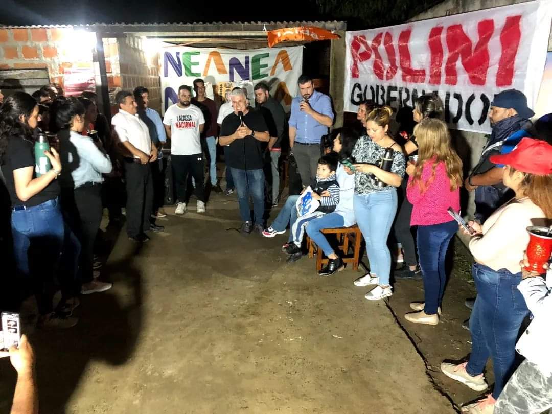 Polini se reunió y contó sus propuestas a jóvenes en el barrio San Antonio de Resistencia