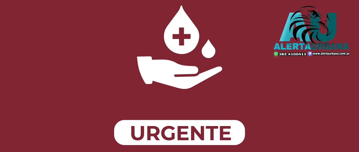 Se necesita con urgencia nueve dadores de sangre para la Sra. María Gabriela López