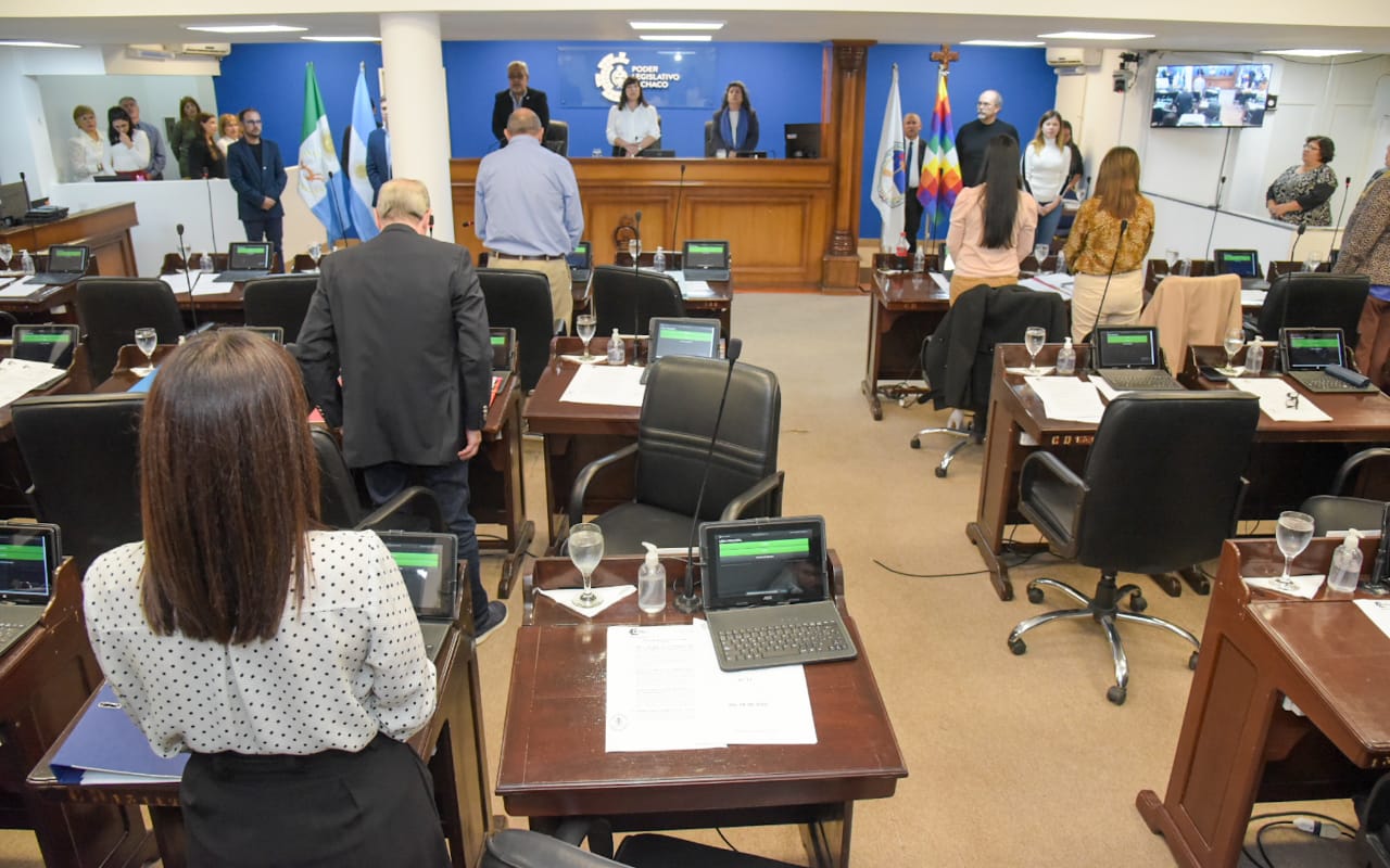 Chaco: El Poder Legislativo sancionó Leyes en forma unánime