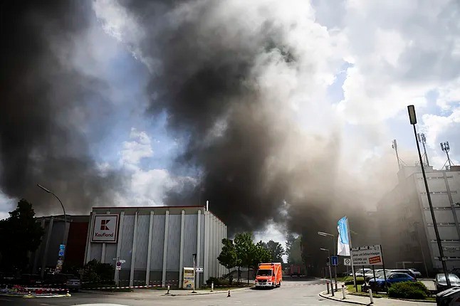 Alemania: Incendio en una planta del fabricante de armas alemán que desarrolla los sistemas antiaéreos IRIS-T