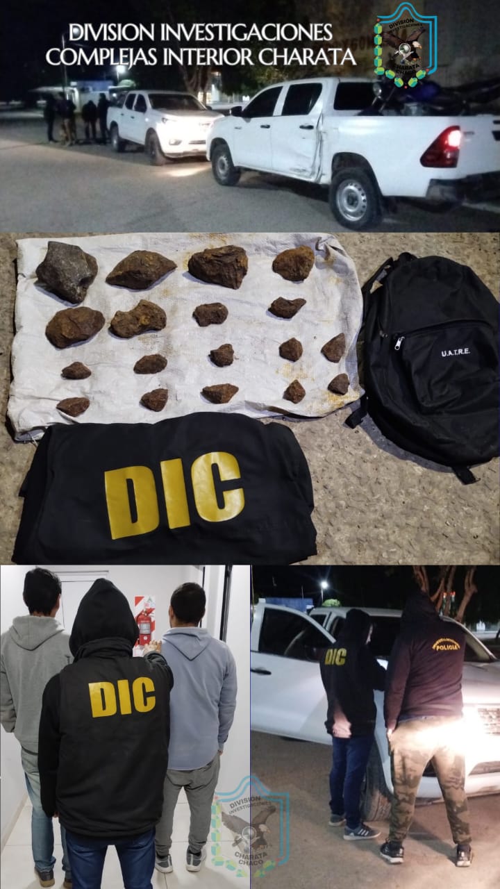 Charata: quería vender trozos de meteorito a $ 1.500 dólares por whatsAap pero quedó detenido