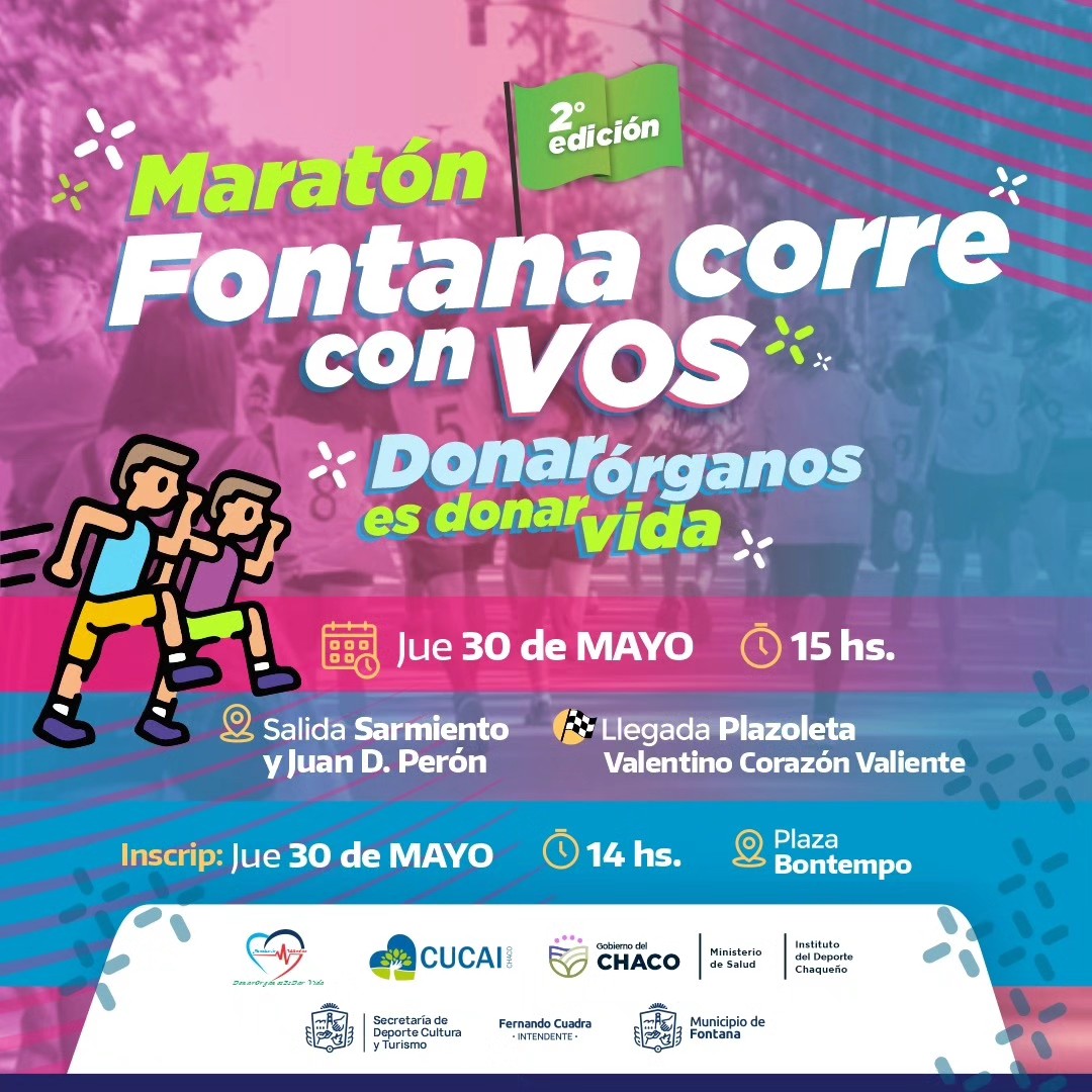 El municipio de Fontana invita a la maratón de concienciación para la donación de órganos